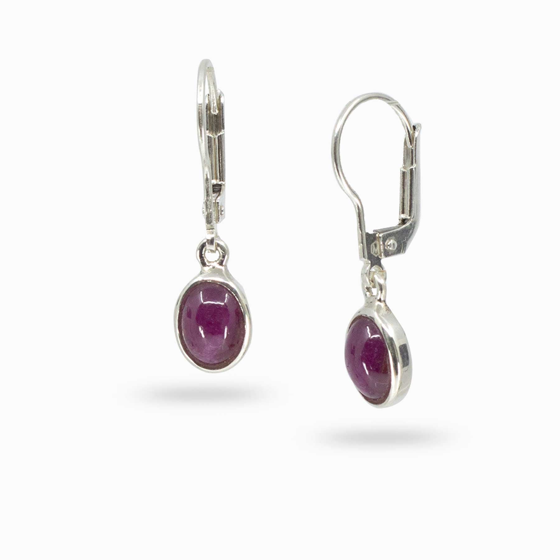 Ruby Drop Earrings
