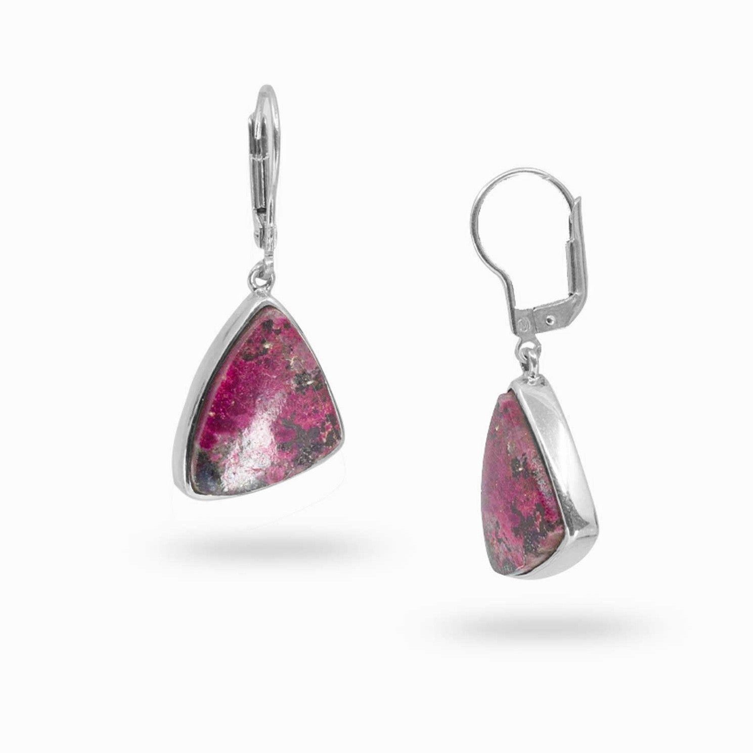 Cobaltian Calcite Drop Earrings