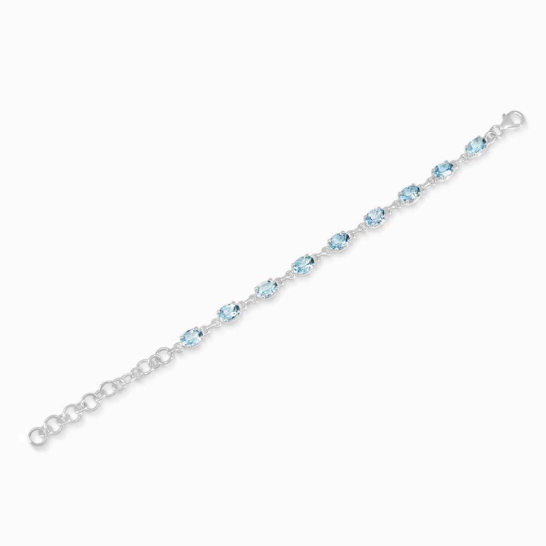 Blue Topaz Bracelet