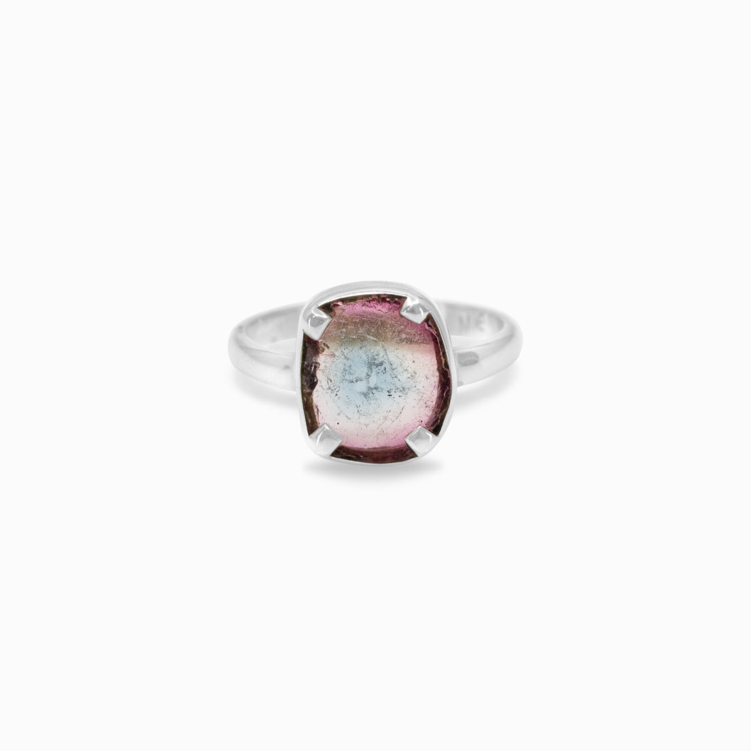 Watermelon Tourmaline Ring