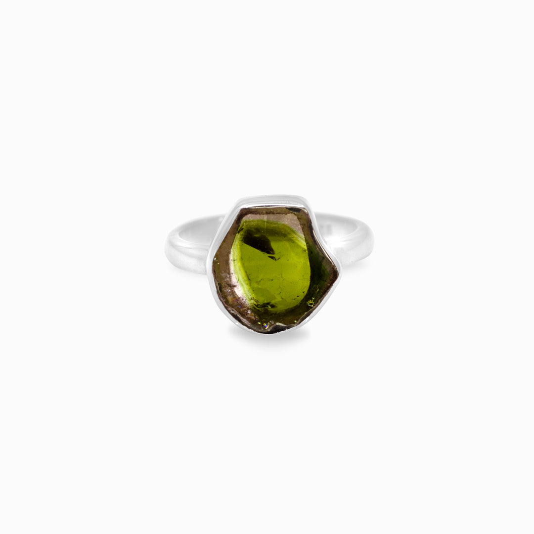Watermelon Tourmaline Ring