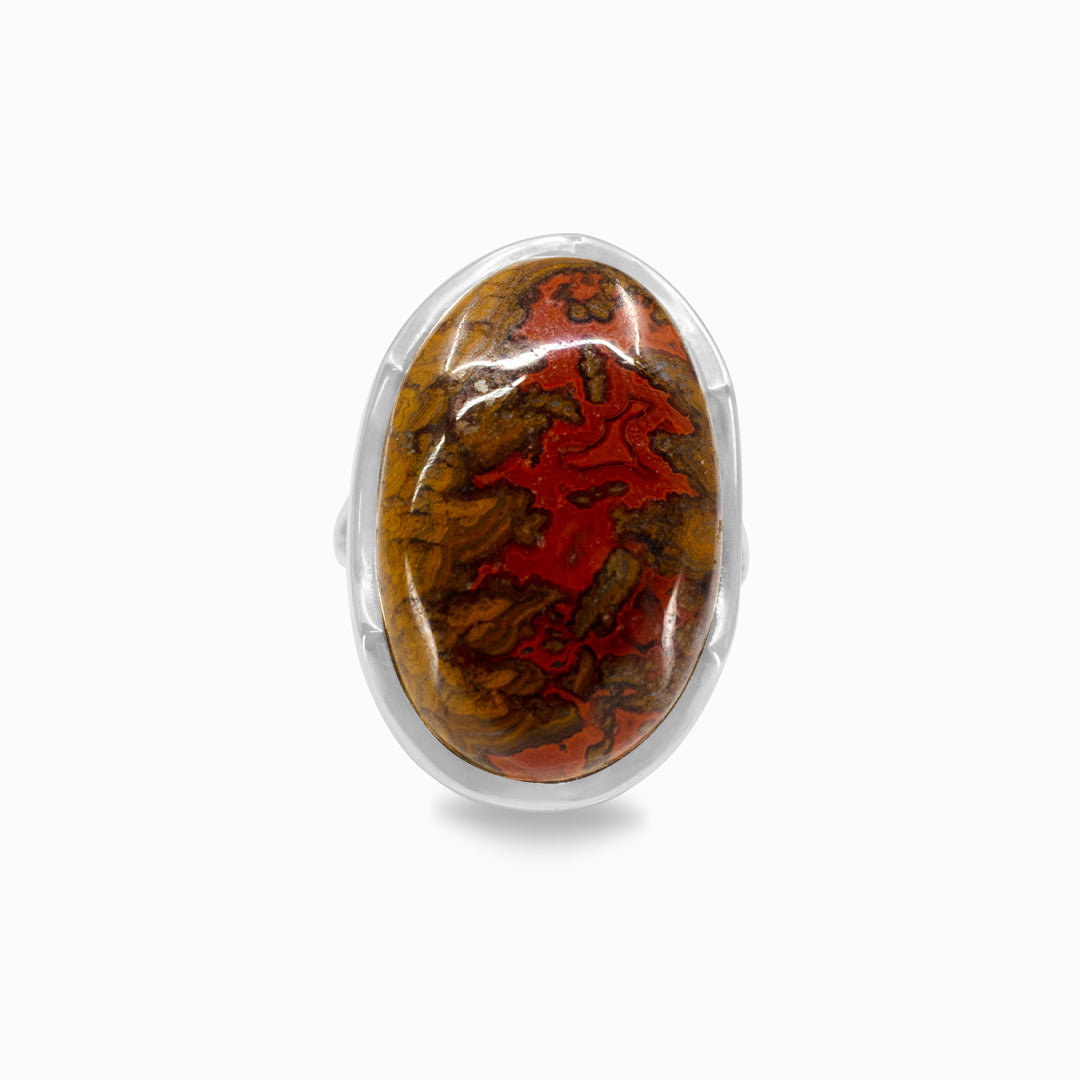 Moroccan Seam Agate Ring