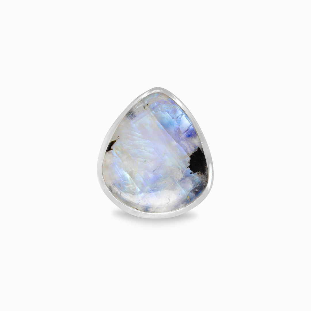 Rainbow Moonstone Ring