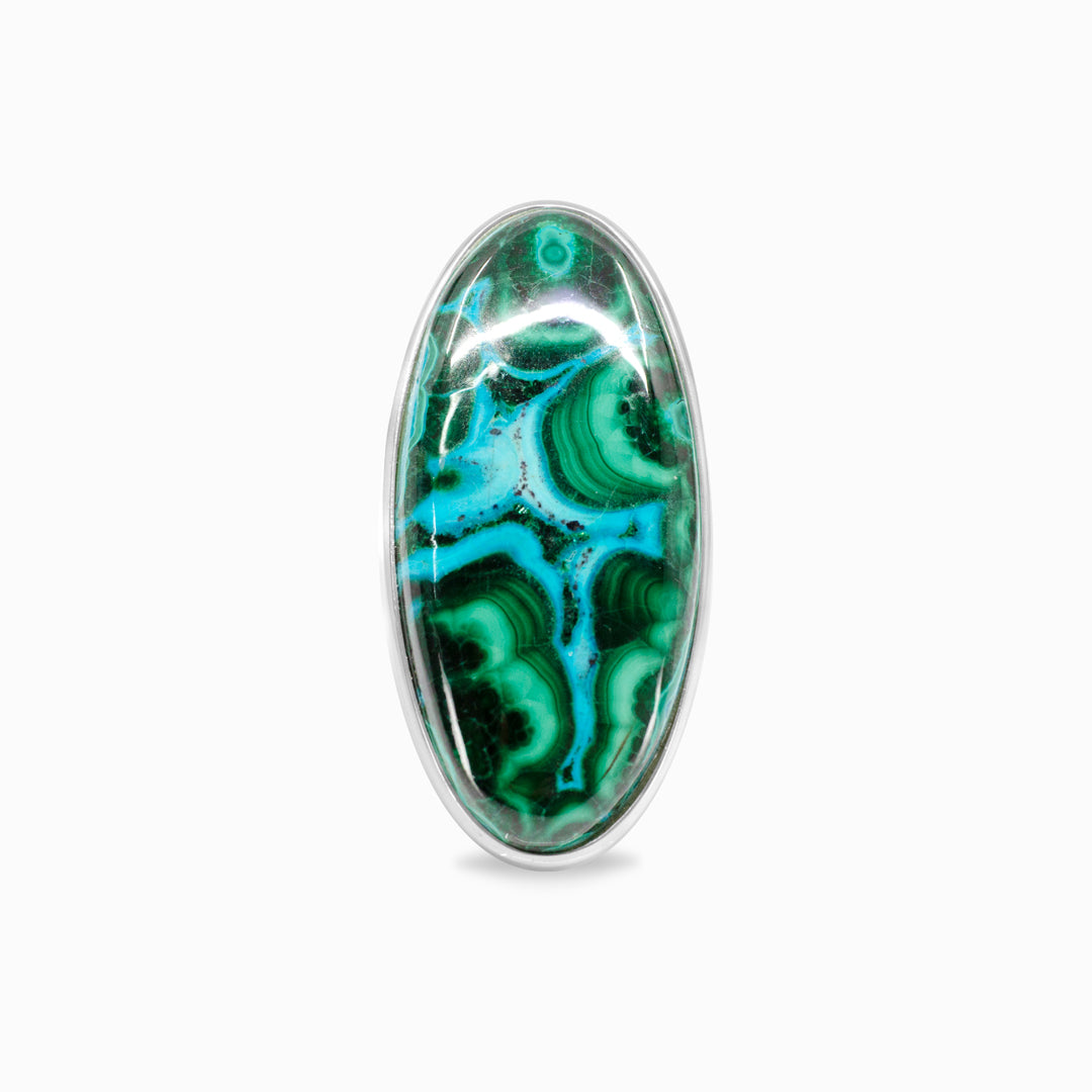 Chrysocolla Malachite Ring