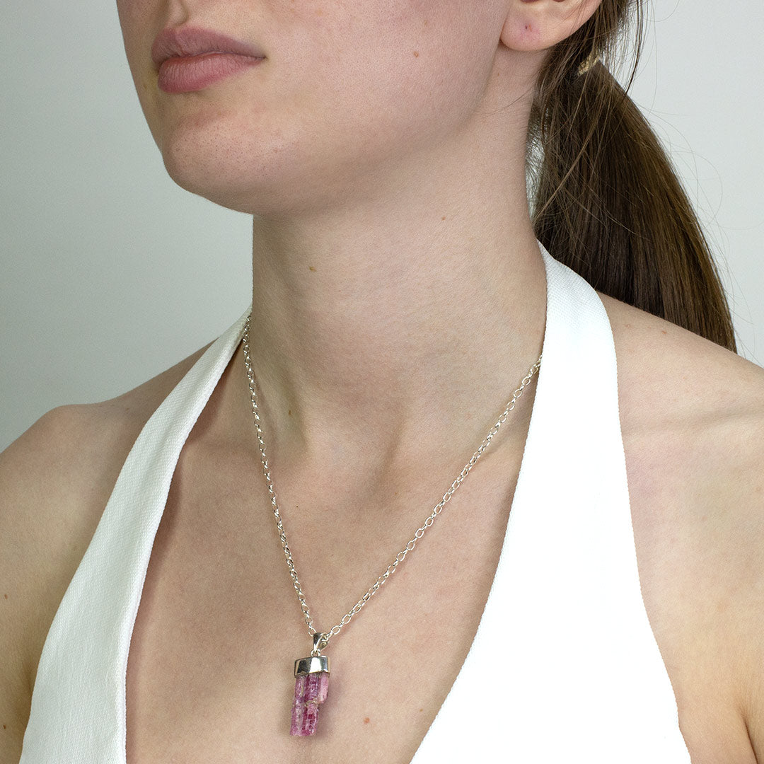 Pink Tourmaline Necklace
