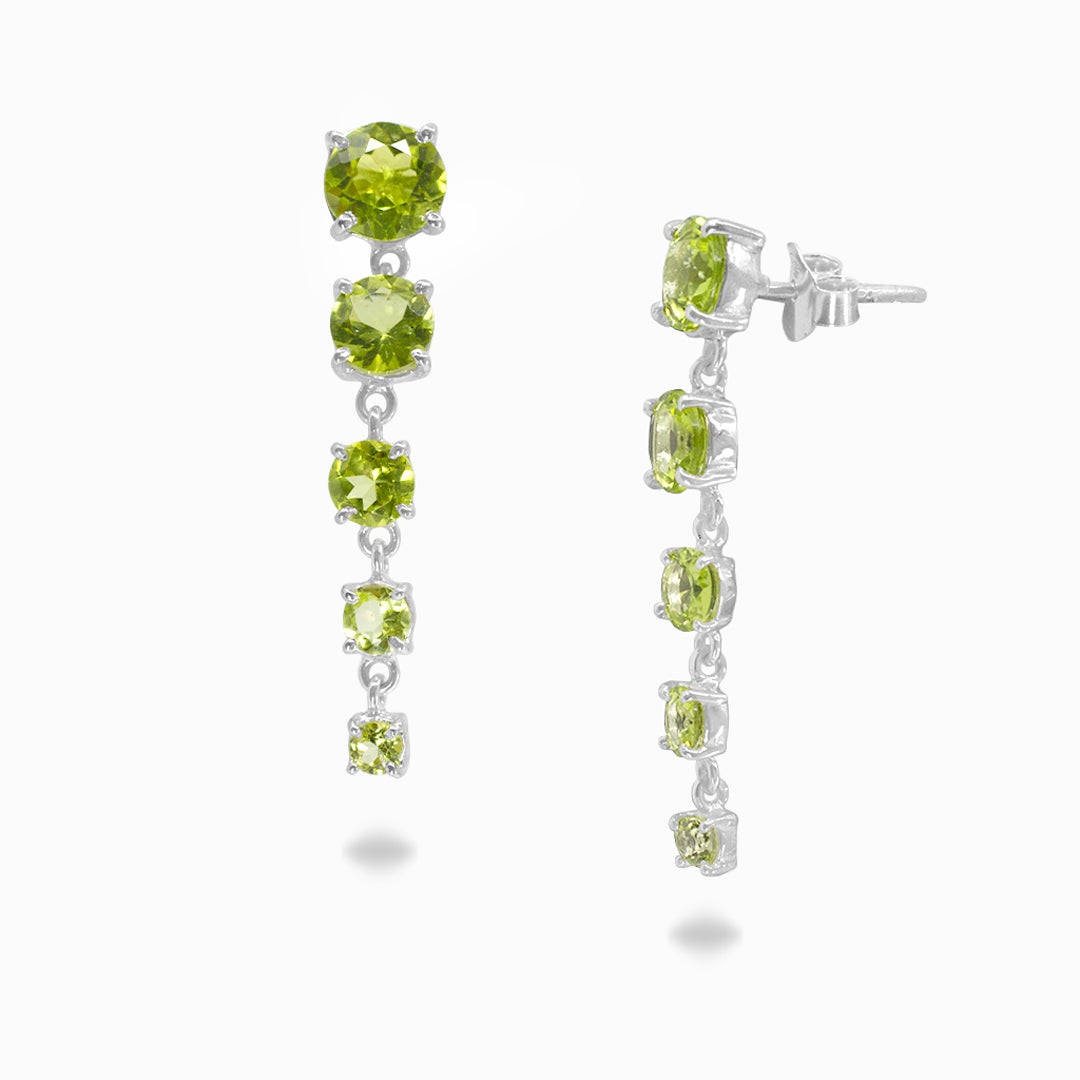 Peridot Drop Earrings