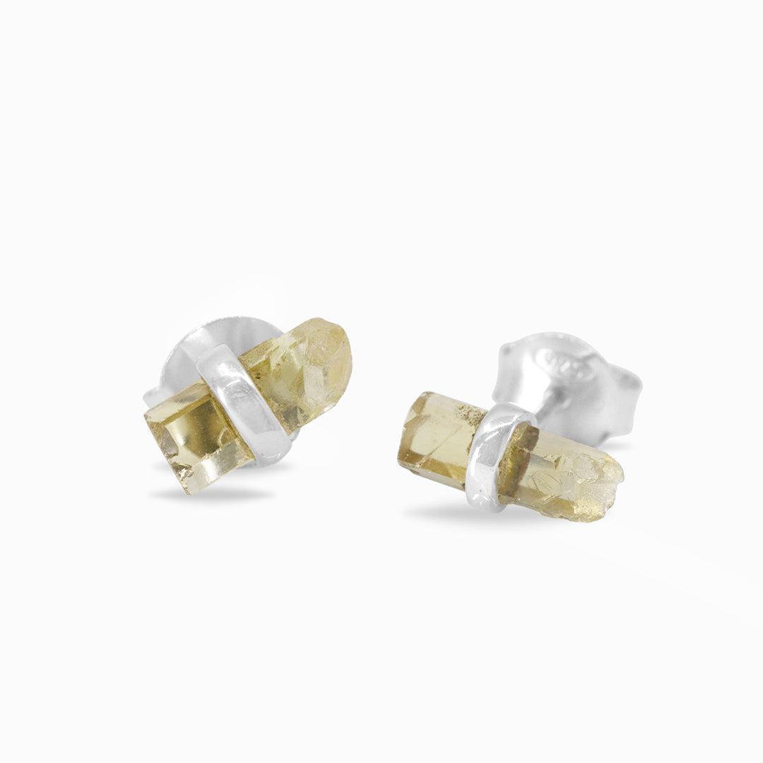 Citrine Stud Earrings