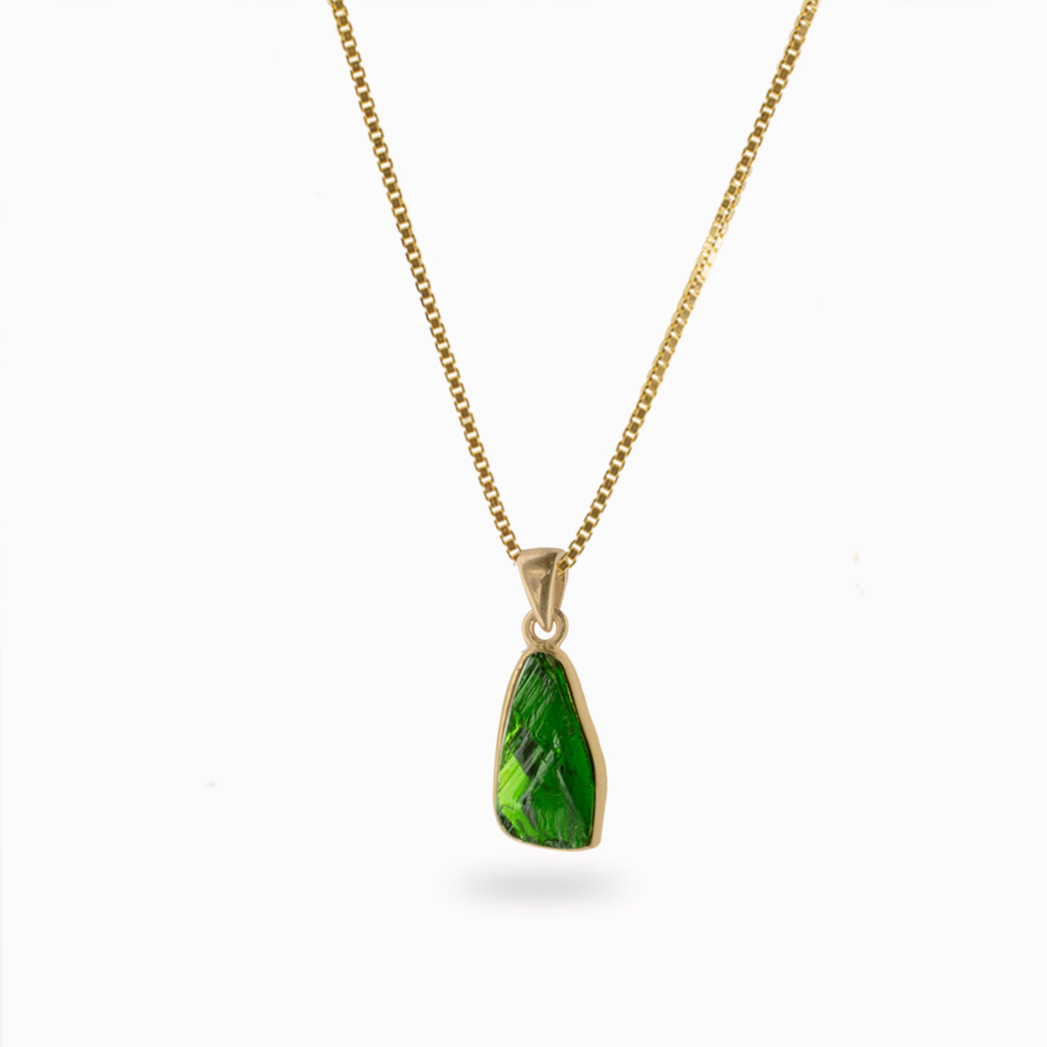 chrome diopside necklace