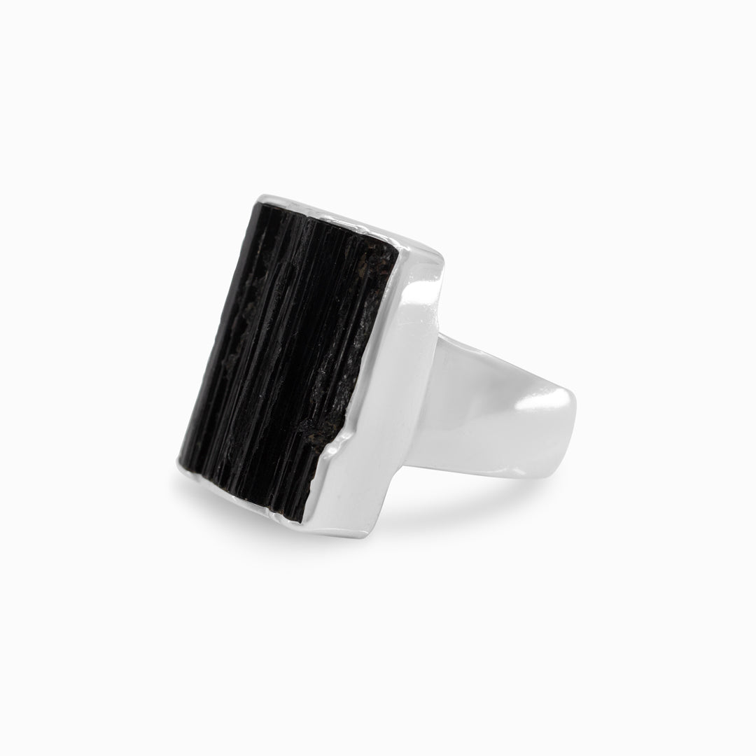 Black Tourmaline Ring