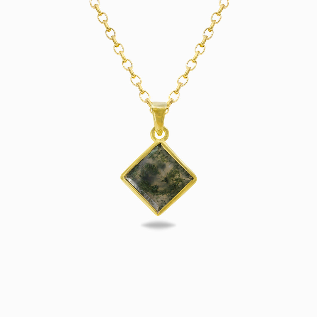 Moss Agate Necklace