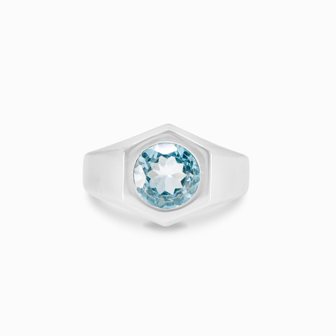 Blue Topaz Ring