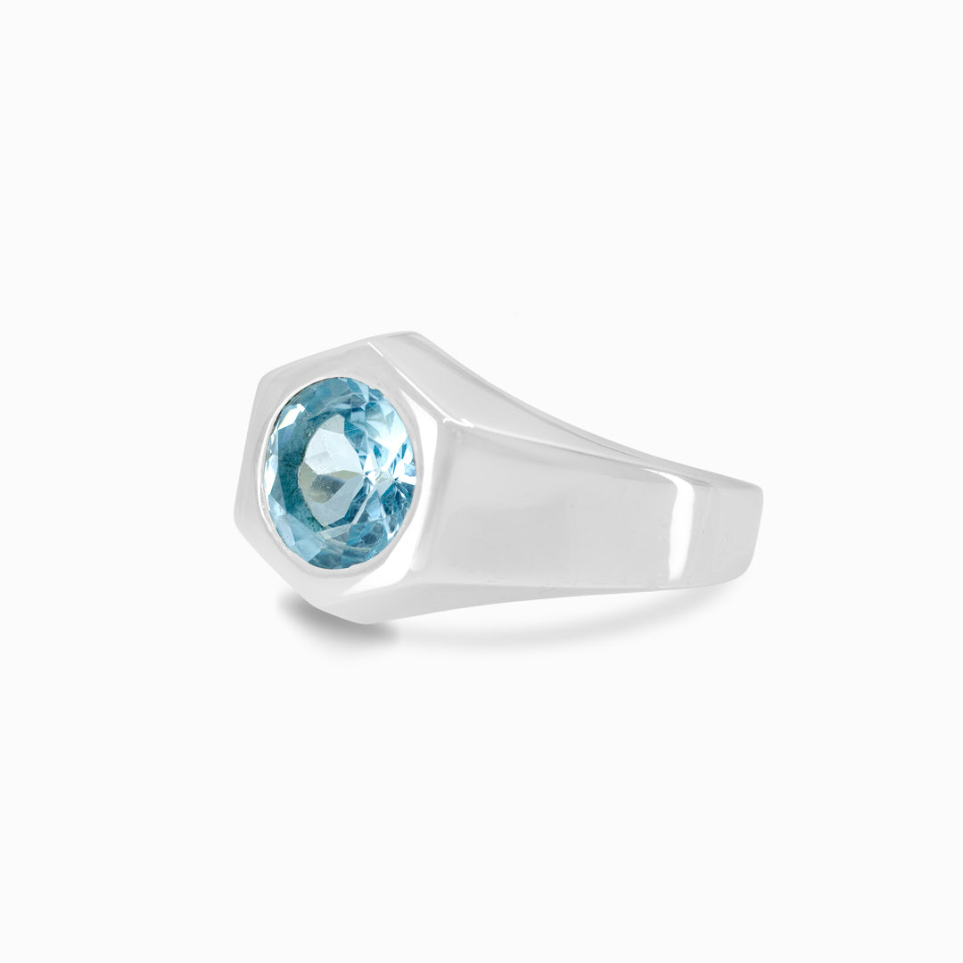 Blue Topaz Ring