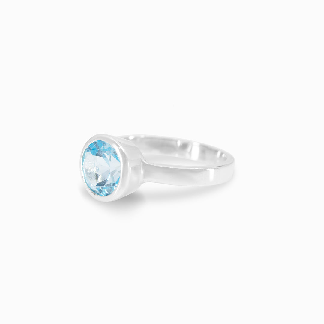Blue Topaz Ring