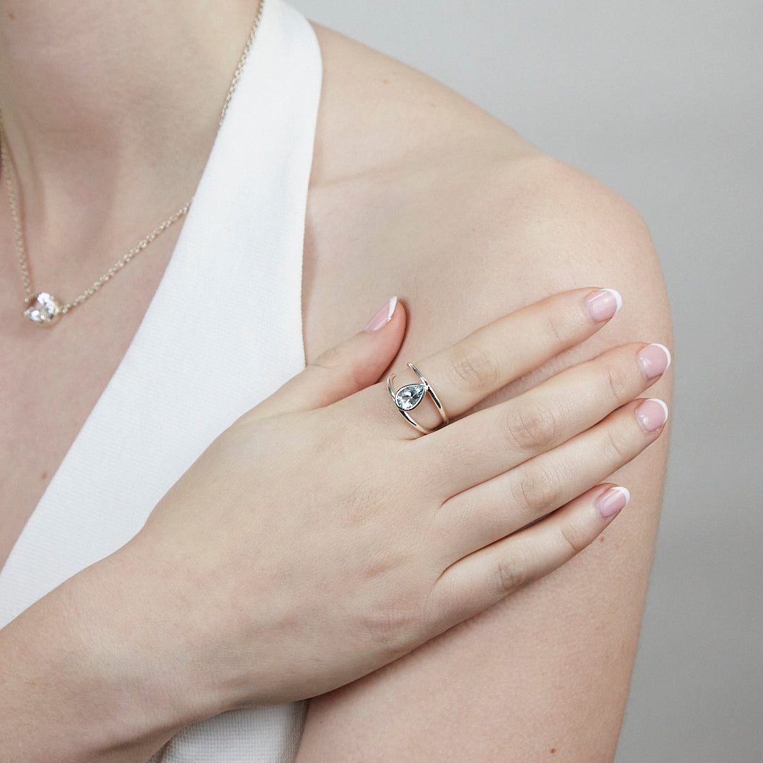 Aquamarine Ring