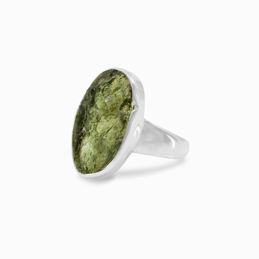Moldavite Ring