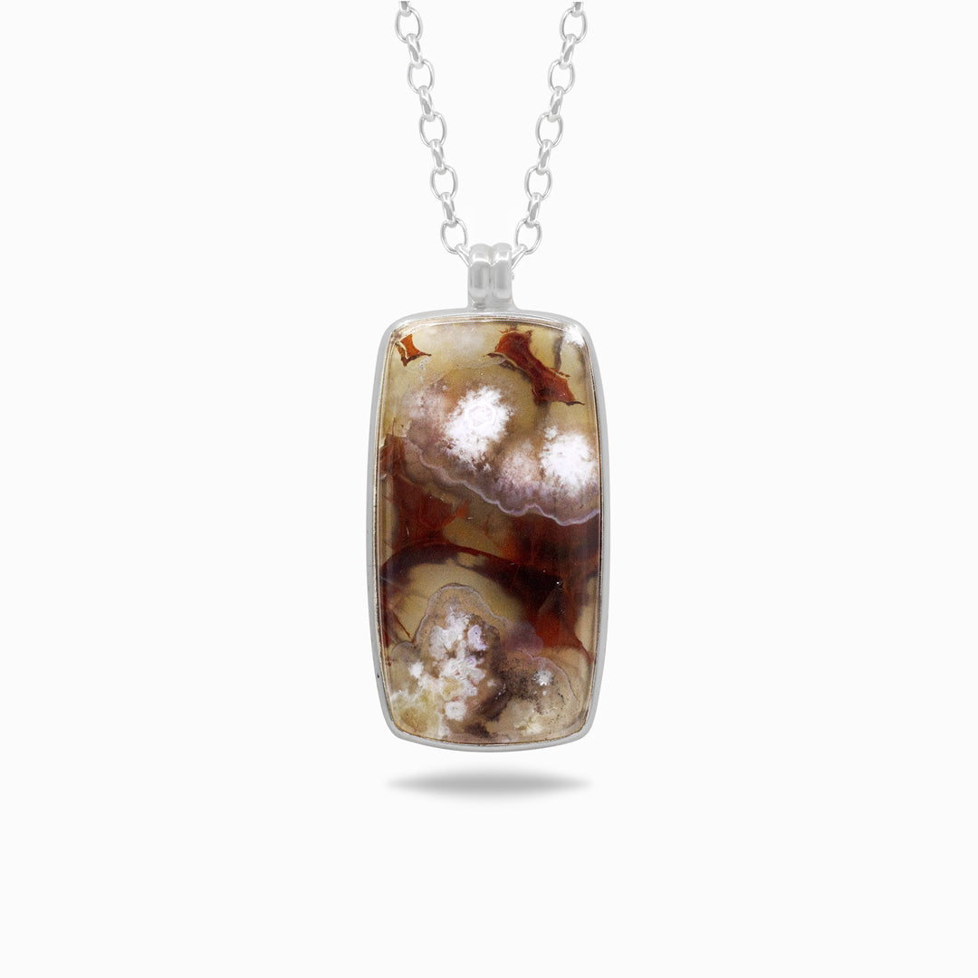Moroccan Seam Agate Necklace