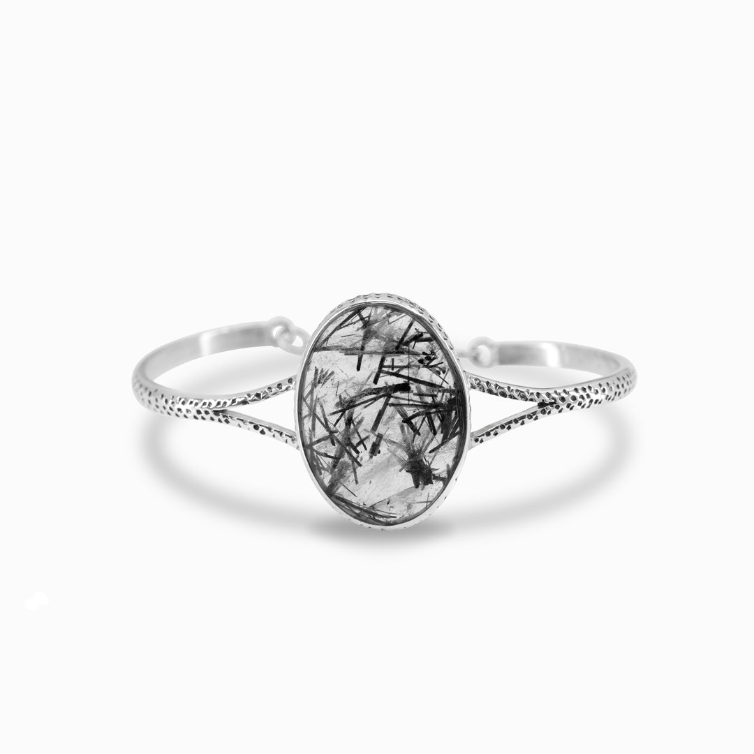 Tourmalinated Quartz Bracelet