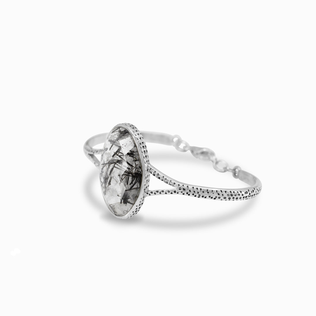 Tourmalinated Quartz Bracelet