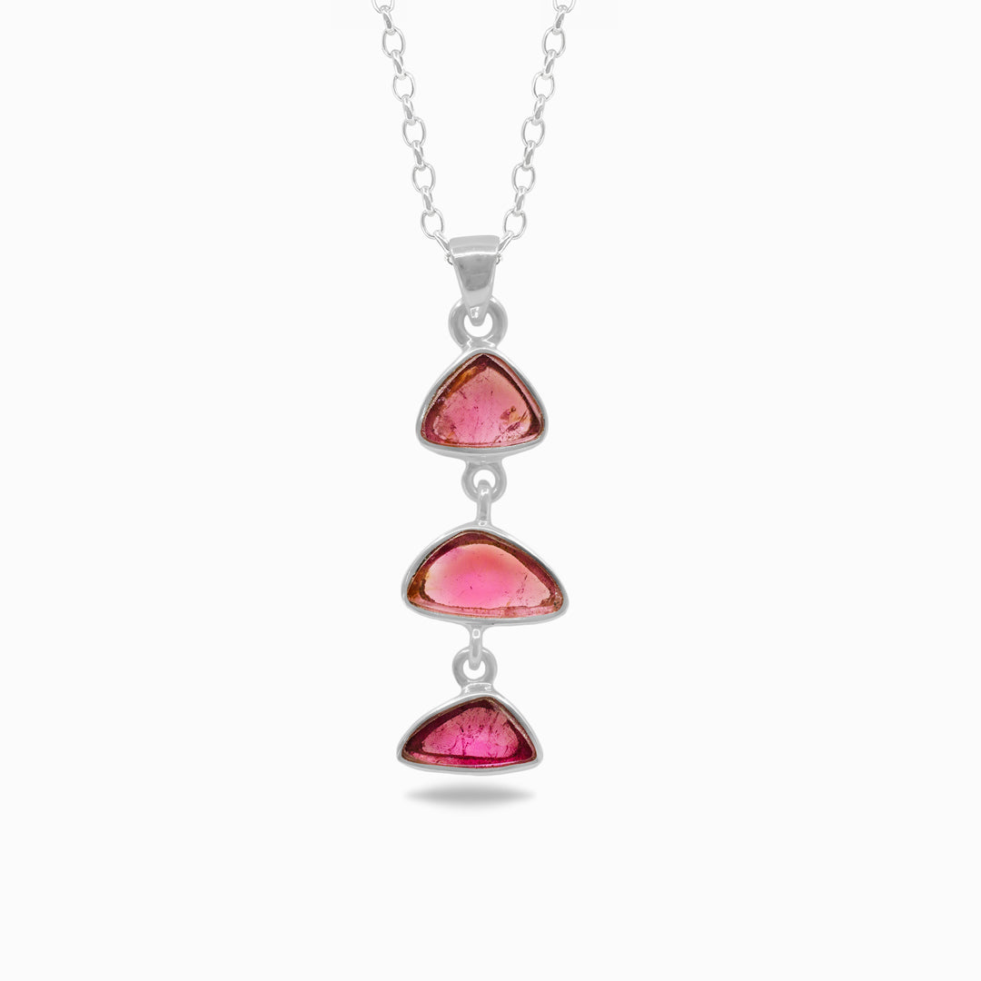Pink Tourmaline Necklace