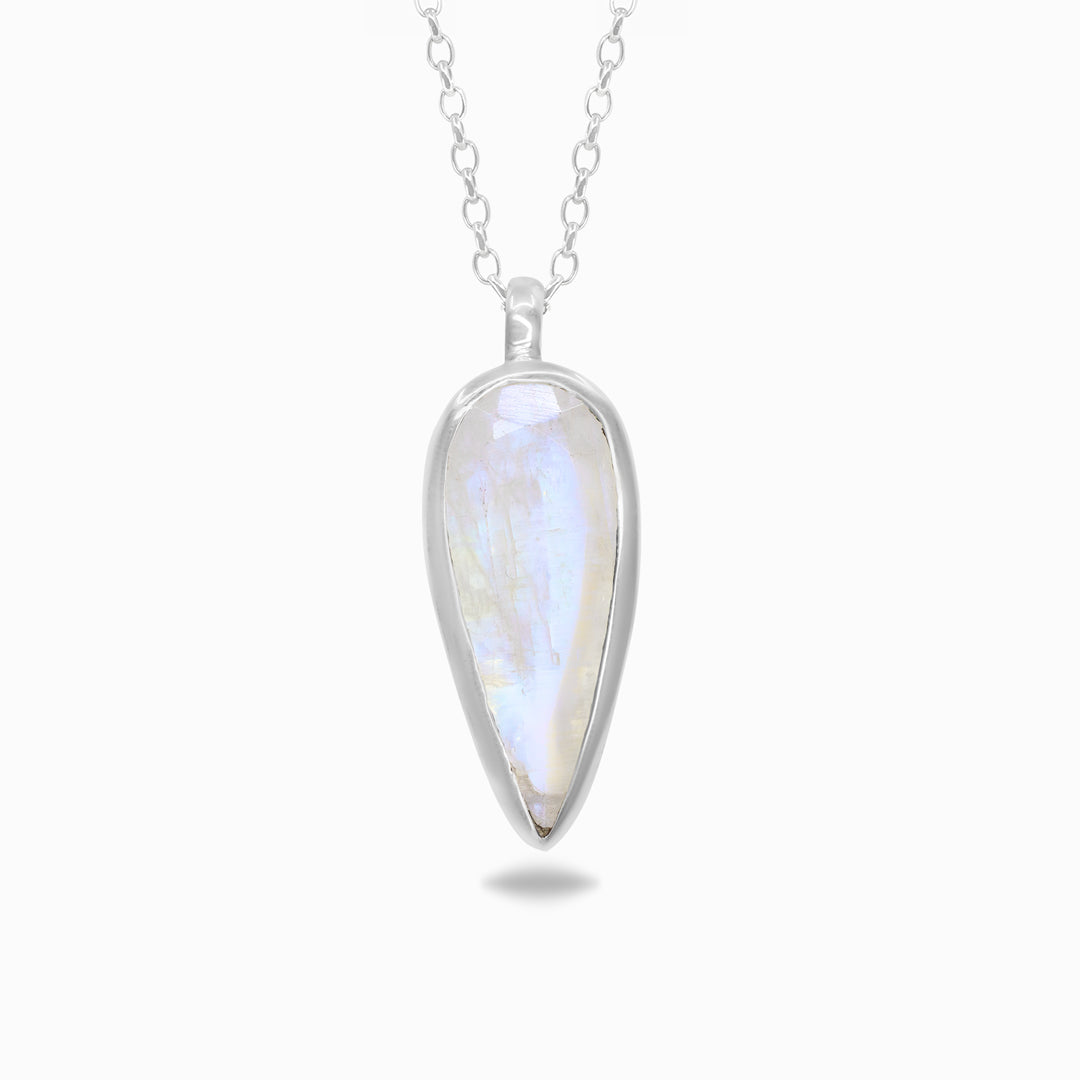 Rainbow Moonstone Necklace