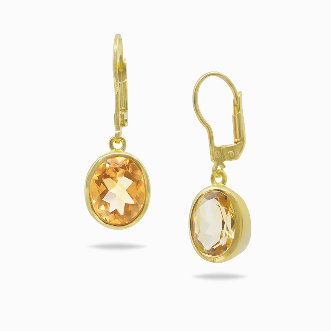 Citrine Drop Earrings