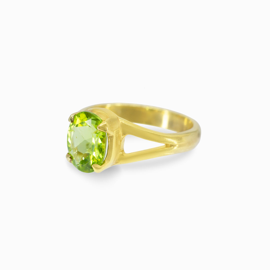 Green Tourmaline Ring