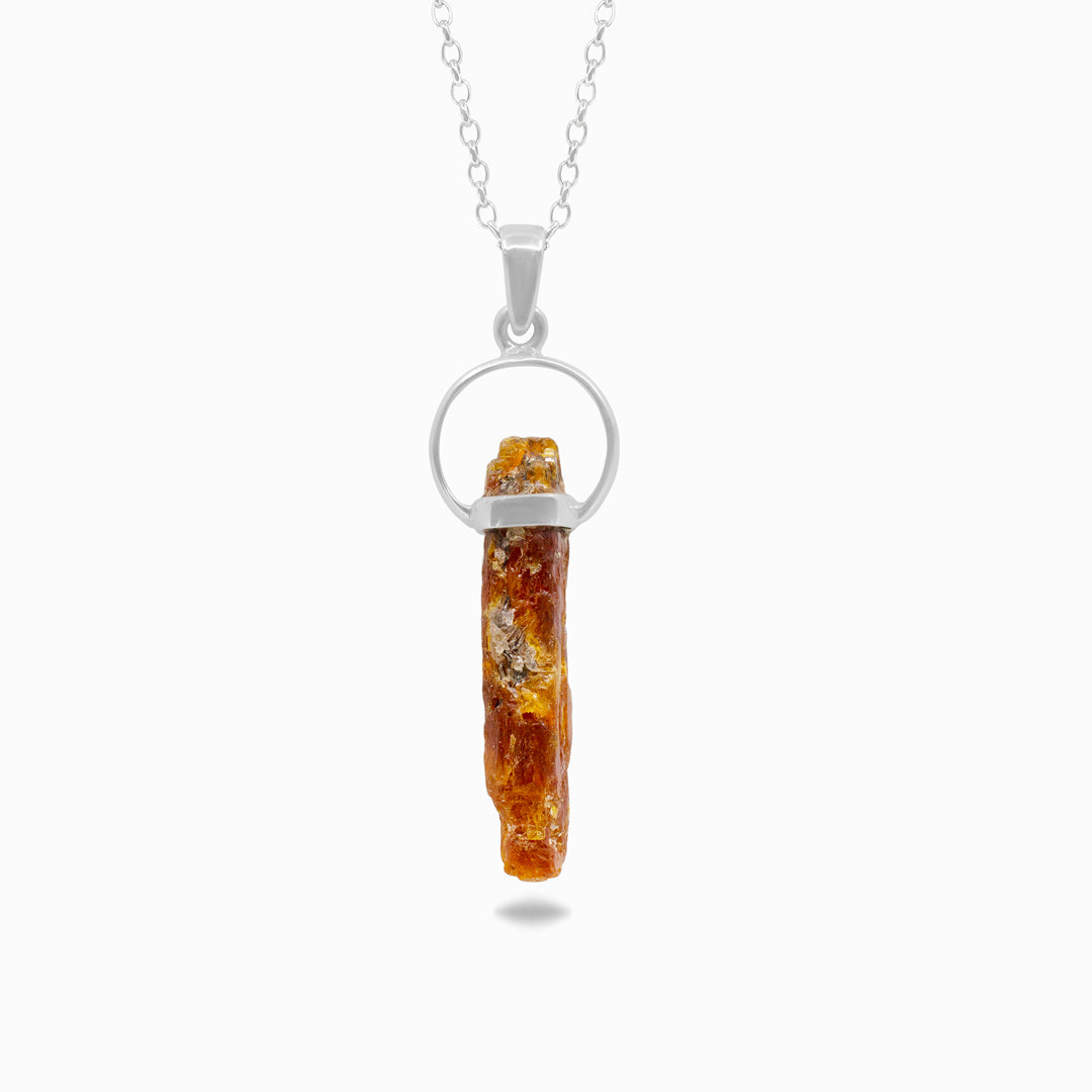 Orange Kyanite Necklace