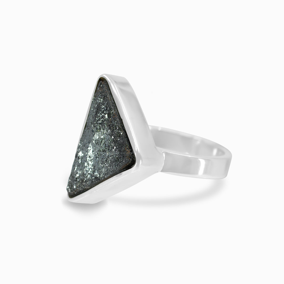 Specular Hematite Ring