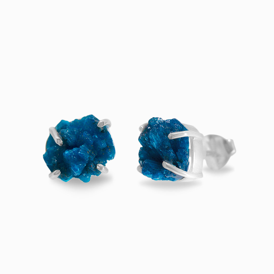 Cavansite Stud Earrings