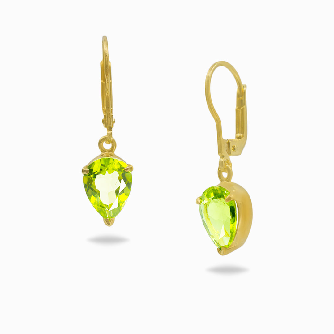 Peridot Drop Earrings