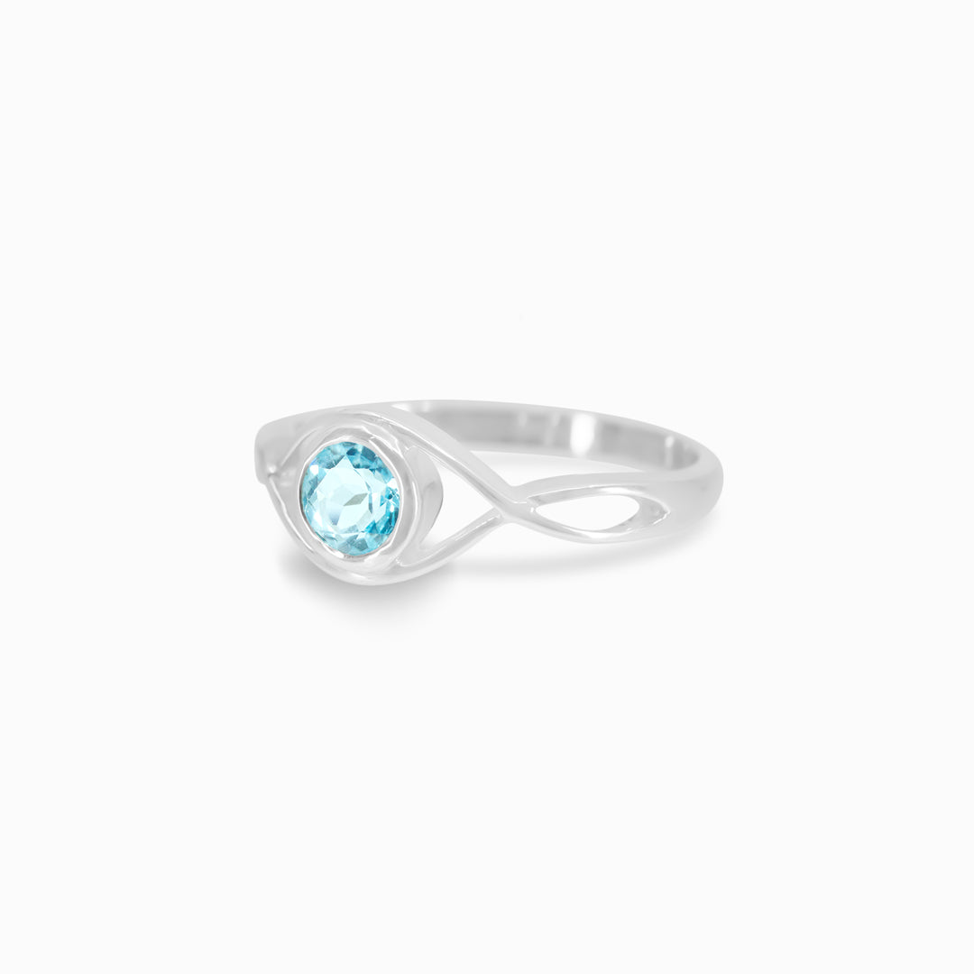 Blue Topaz Ring