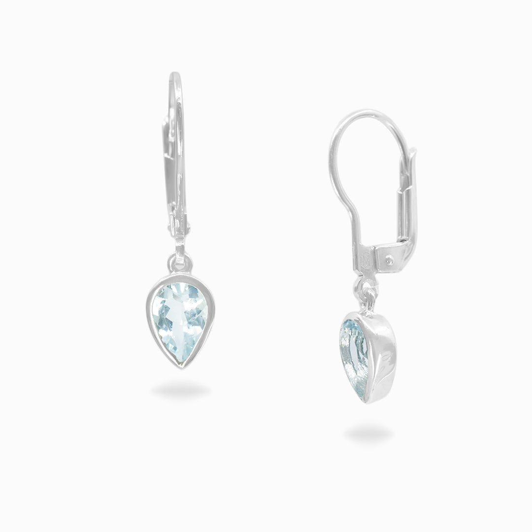 Aquamarine Drop Earrings