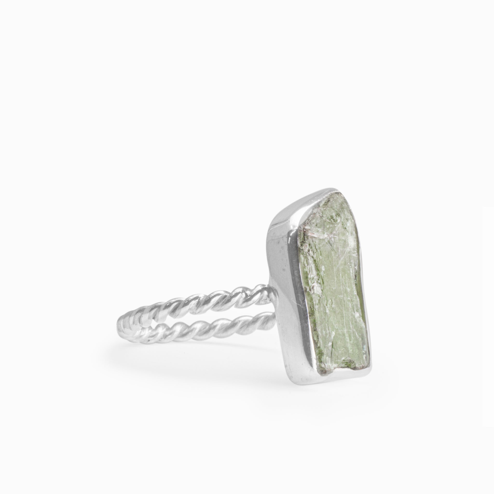 Green Kyanite Ring