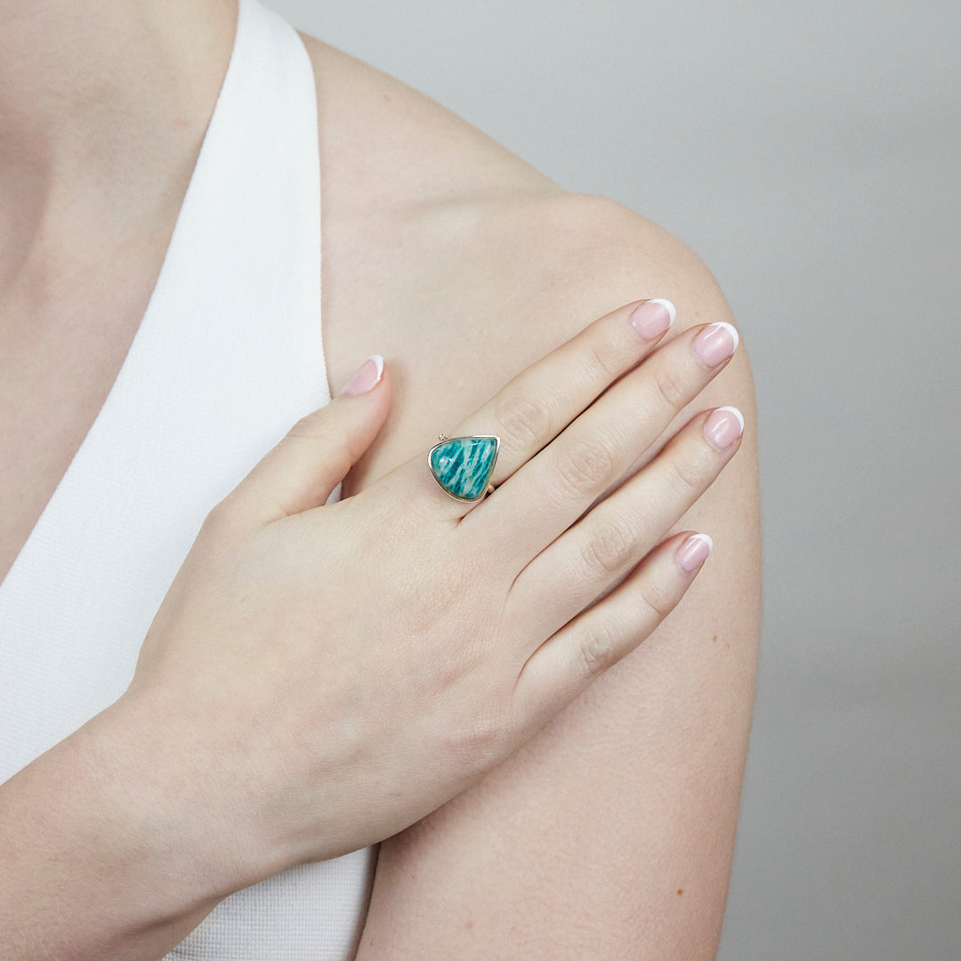 Amazonite Ring