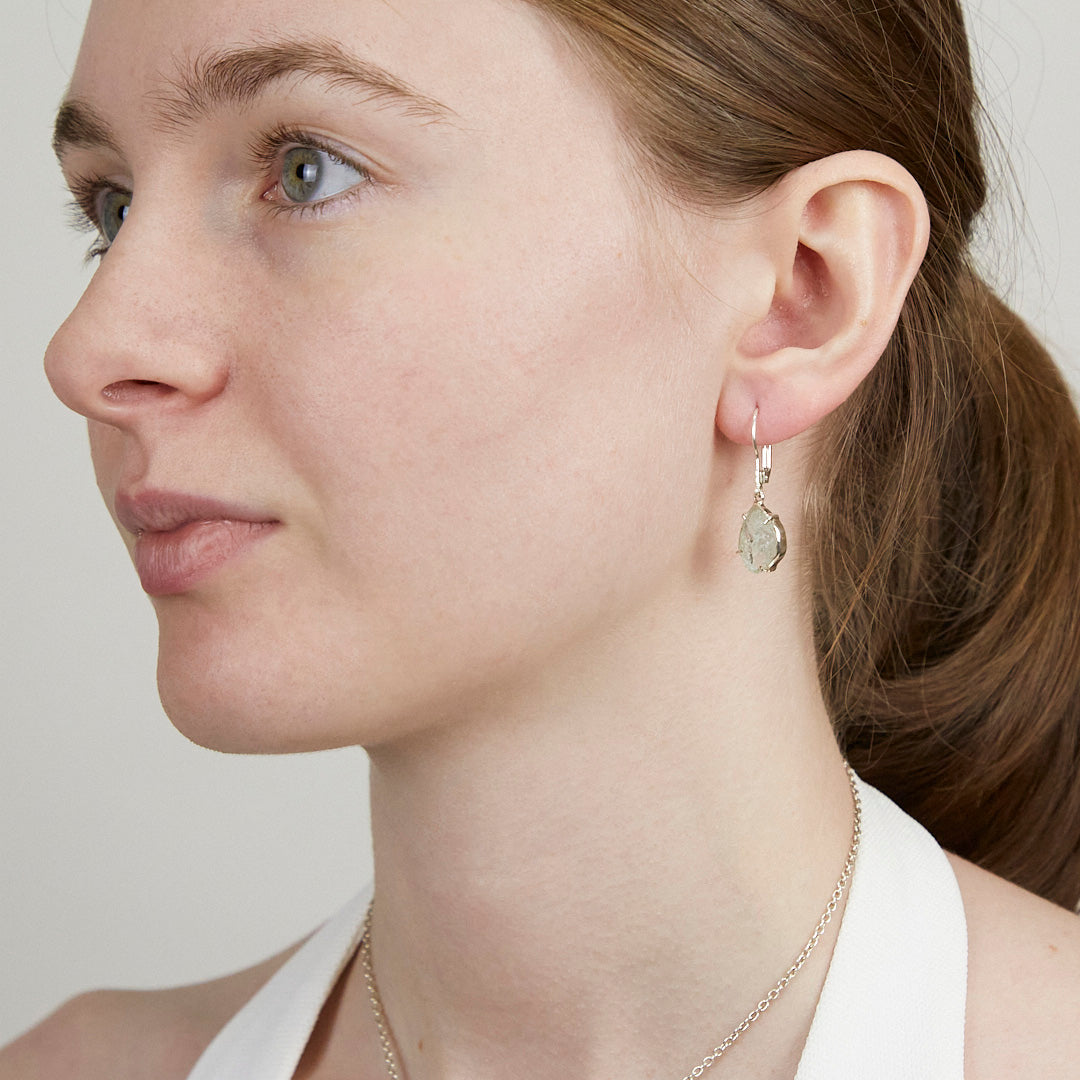 Aquamarine Drop Earrings