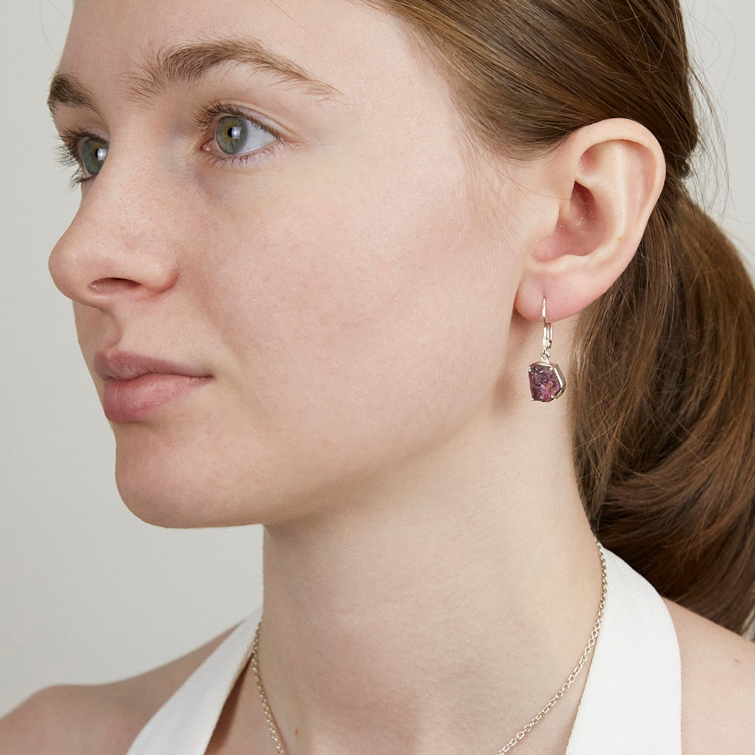 Ruby Drop Earrings