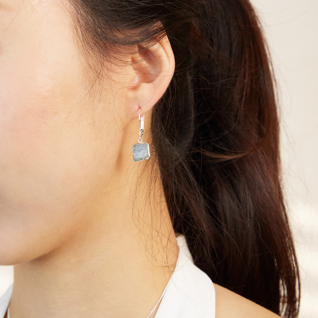 Aquamarine Drop Earrings