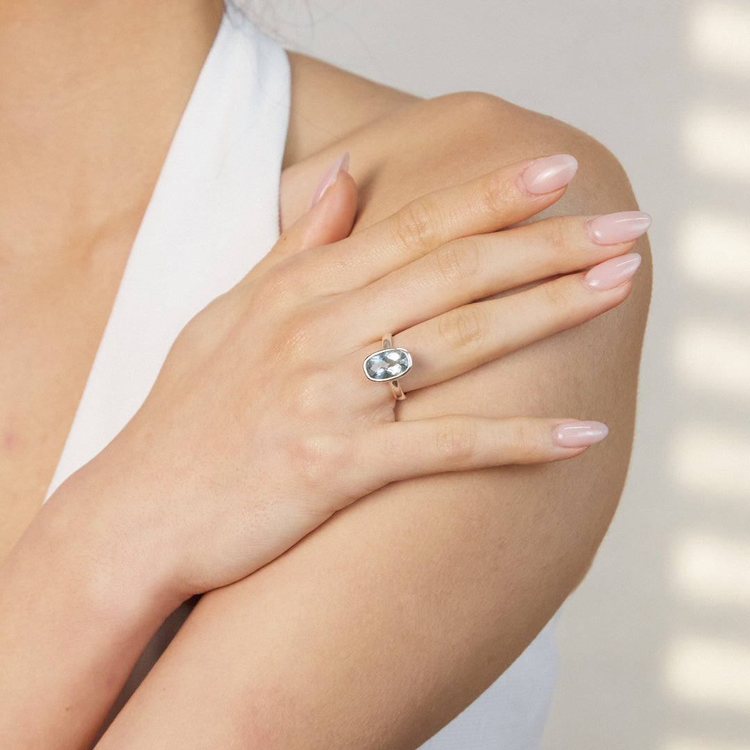 Aquamarine Ring