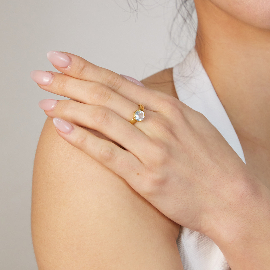 Aquamarine Ring