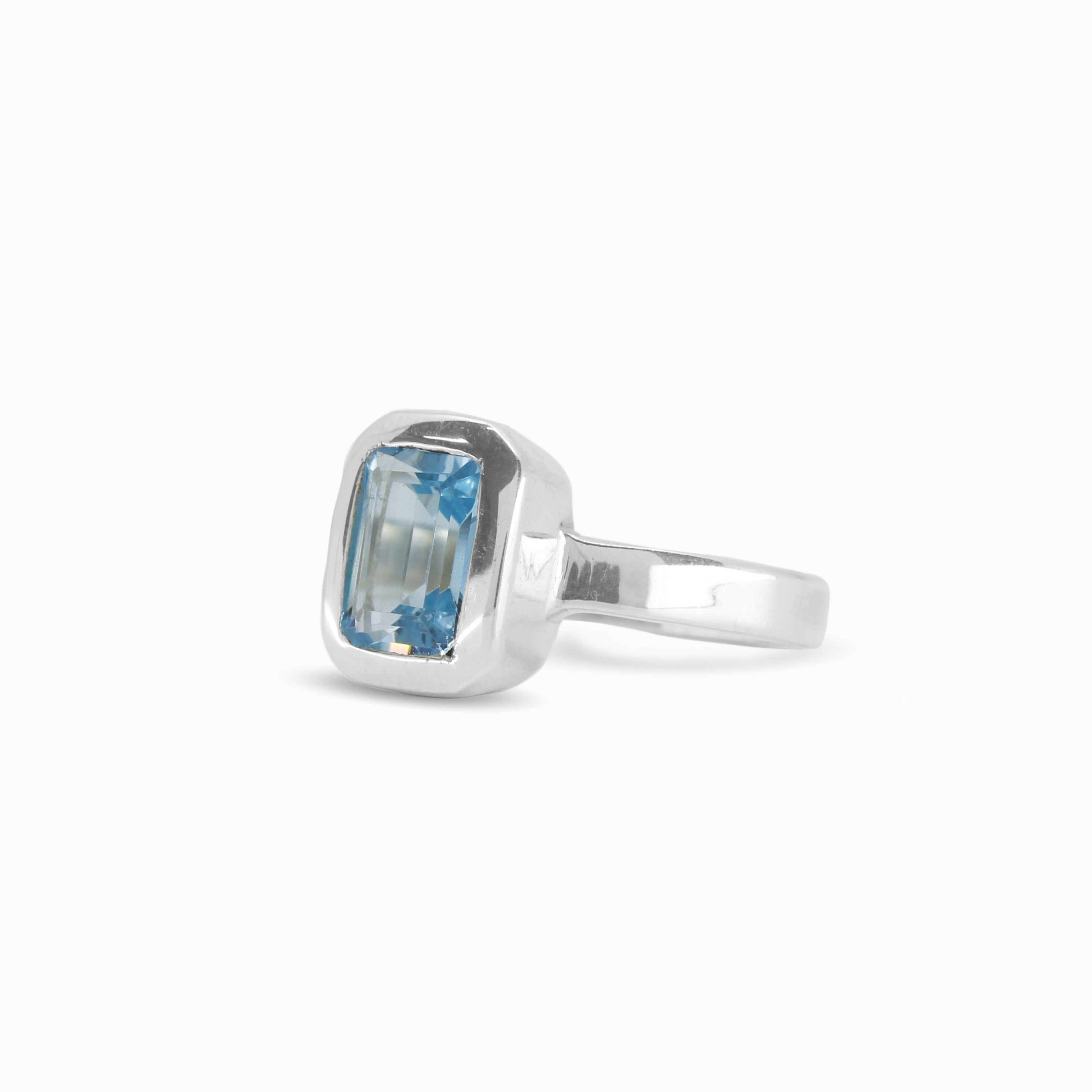 Blue Topaz Ring