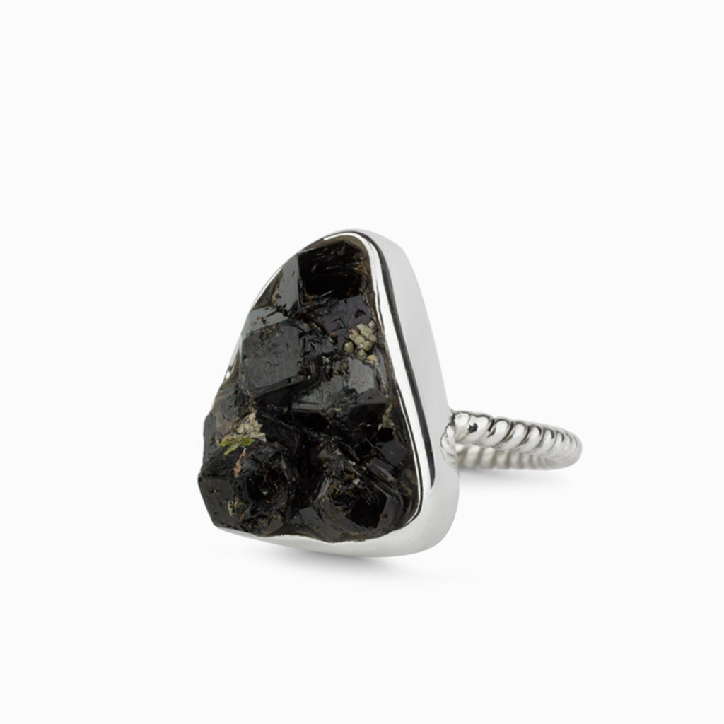 Black Garnet Ring