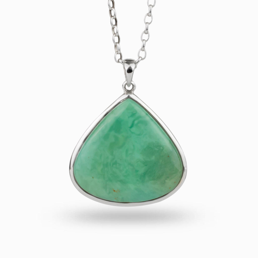 Wide Teardrop shaped Campo Frio Turquoise Necklace