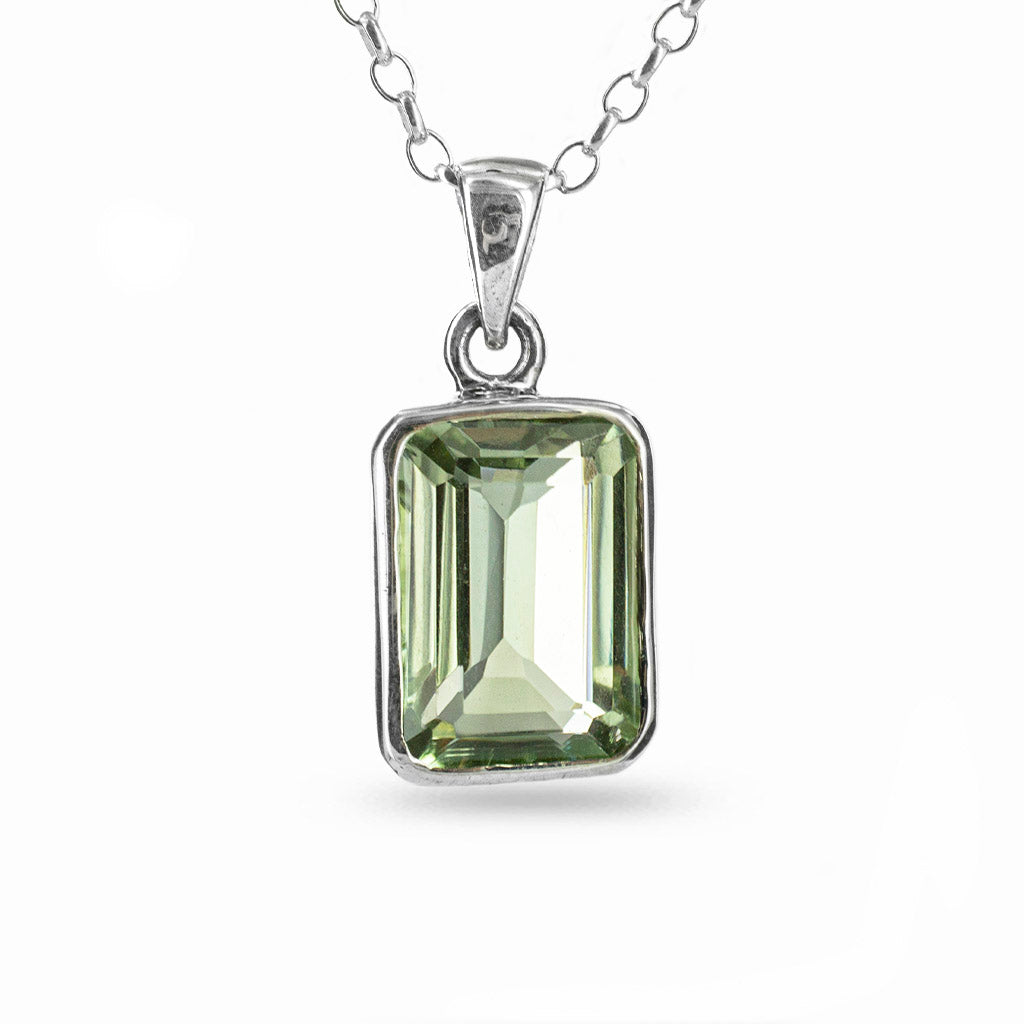 green amethyst necklace