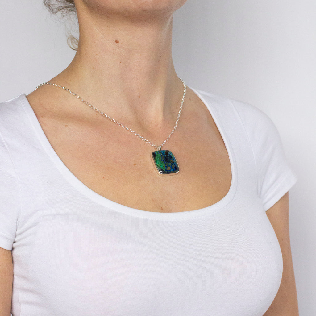 Azurite Malachite Necklace