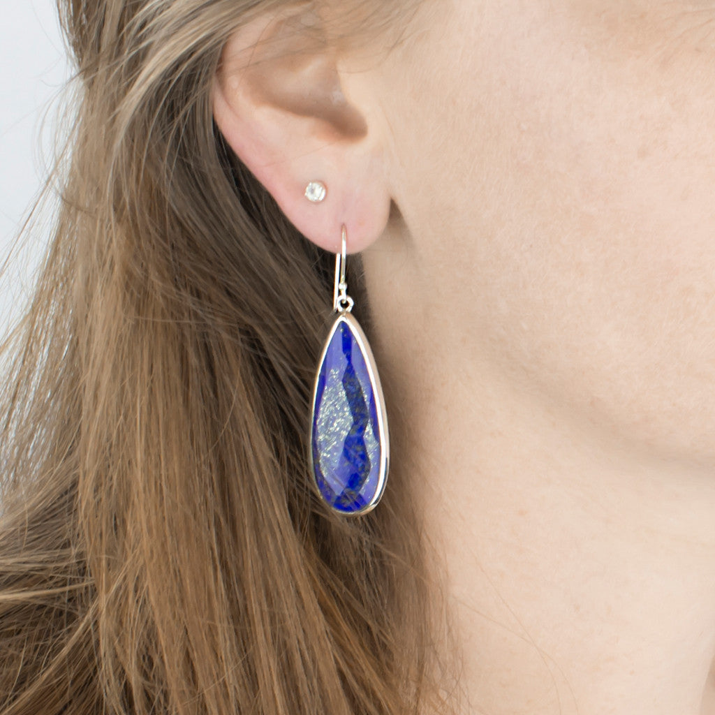 Lapis Lazuli Drop Earrings