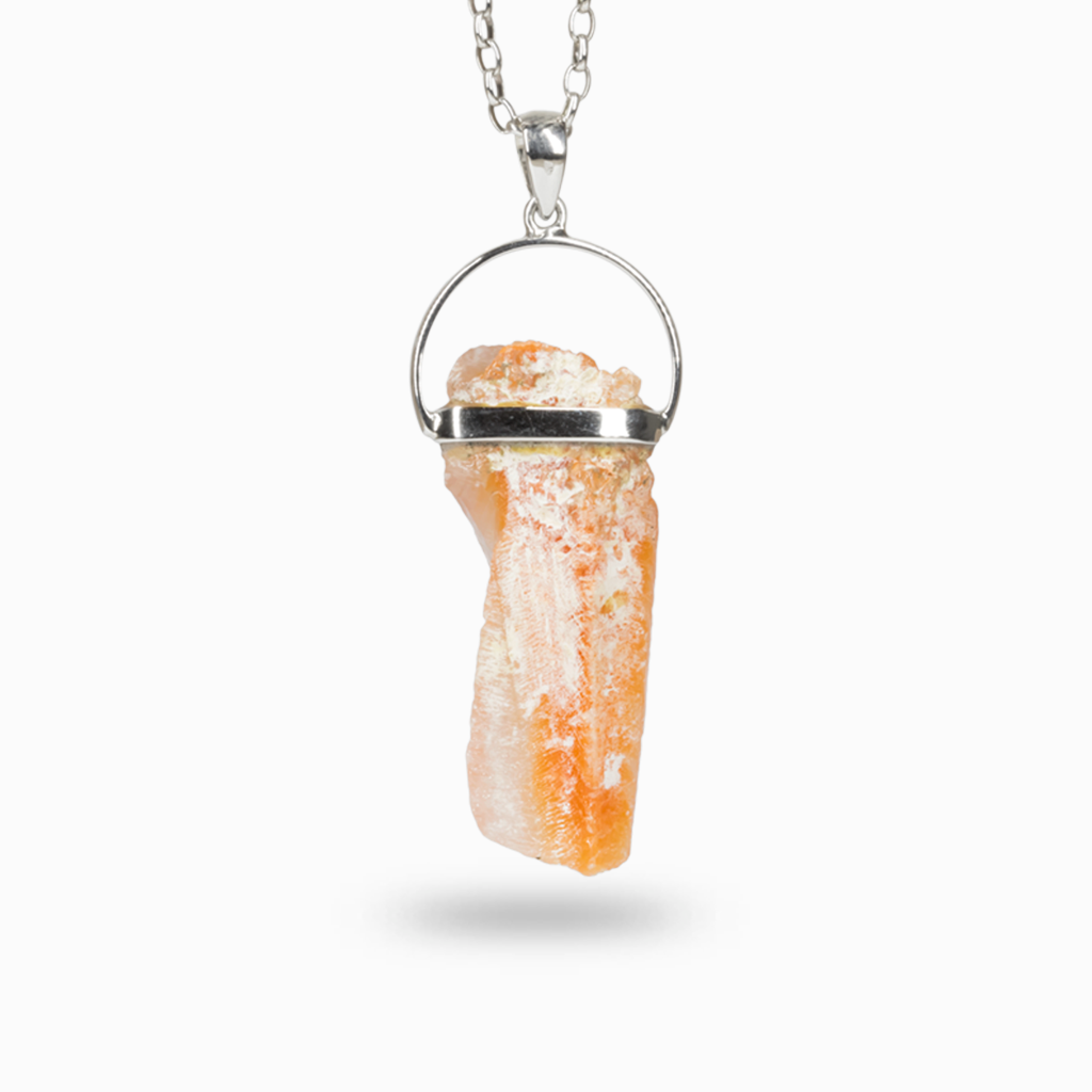 Orange Calcite Necklace