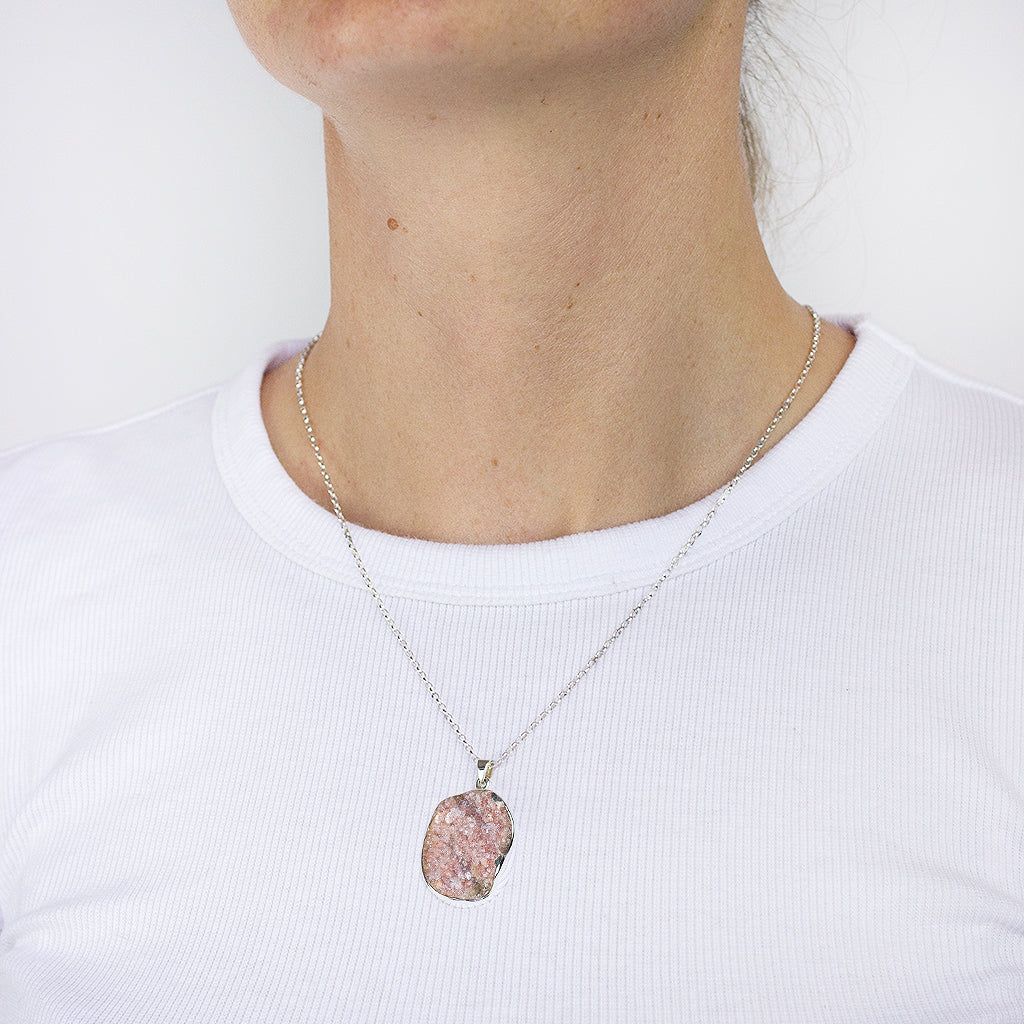 Pink Apophyllite Necklace