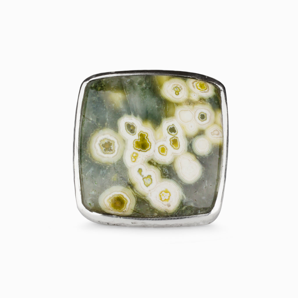 Ocean Spray Agate Ring