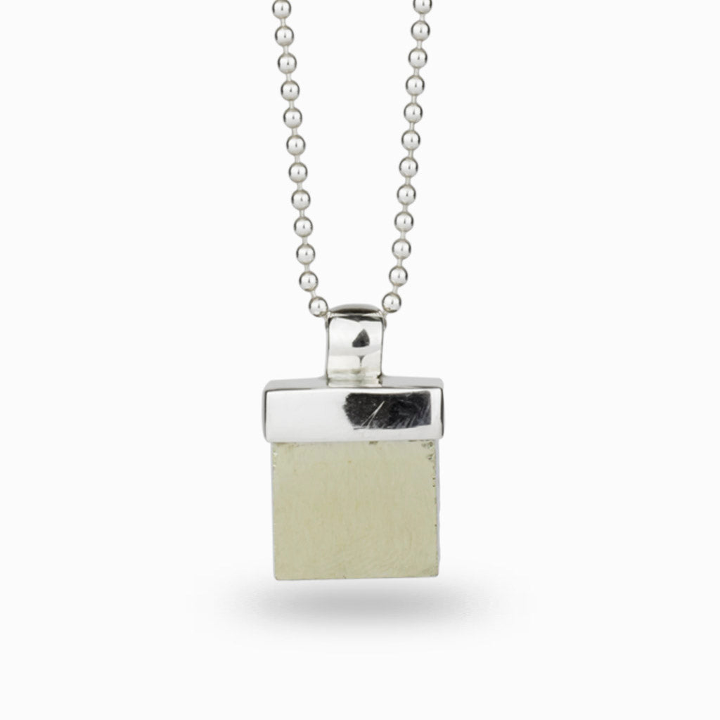 Pyrite - Cube Necklace