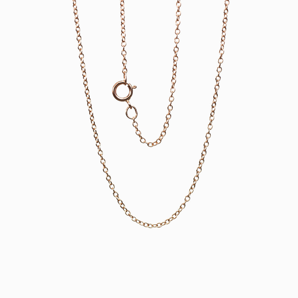 14k Rose Gold Filled Super Fine Cable Chain